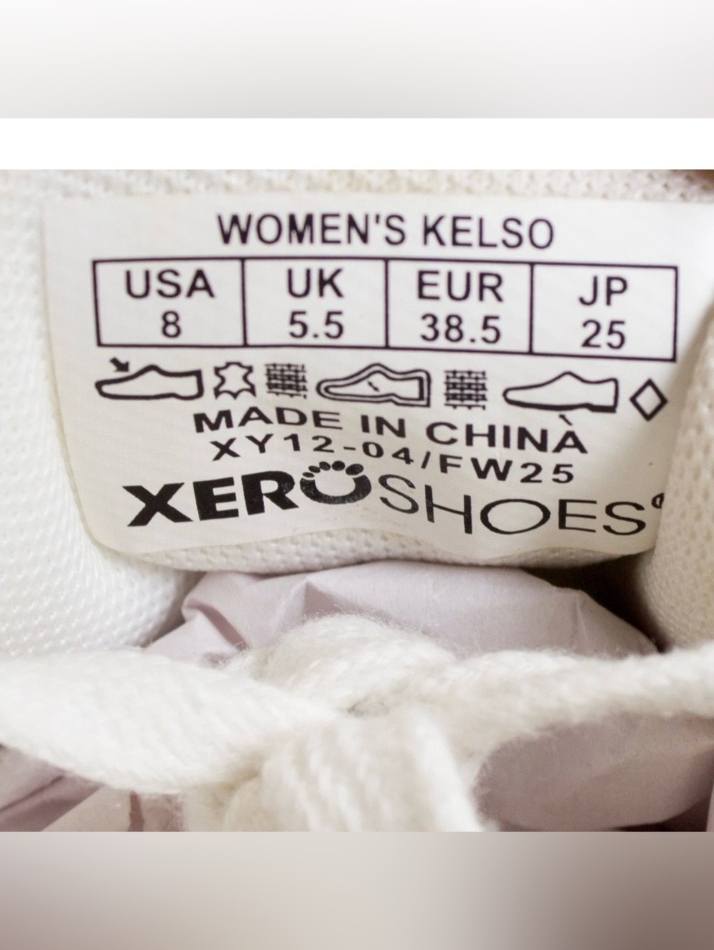 Xero Kelso Women US 8 Gray White Blue Barefoot Minimalist Gum Soles Casual Shoes - Picture 9 of 11